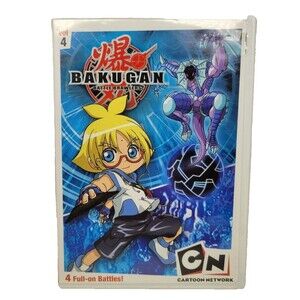 Bakugan Battle Brawlers Vol 4 Dvd  Cartoon Network Episodes 14-17 Anime y2k
